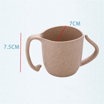 Kinder Weizenfaser-Trinkbecher, Verbrühungssicherer Milchbecher, Verbrühungssicherer Milchbecher