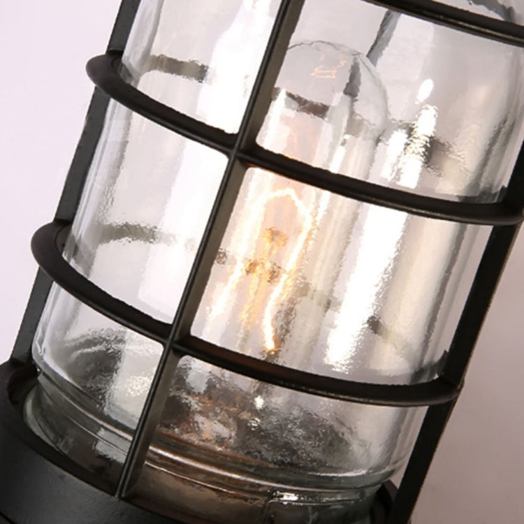 Retro Industrielle Käfig Wandlampe Dachboden Innenbeleuchtung Eisen Kupfer Wandlampe ohne Glühbirne, Schwarz, Bronze