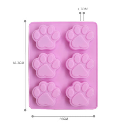 3 PCS Pfotenseife Eis Schokolade Kuchen Silikonform, Seifenform