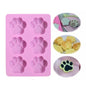 3 PCS Pfotenseife Eis Schokolade Kuchen Silikonform, Seifenform