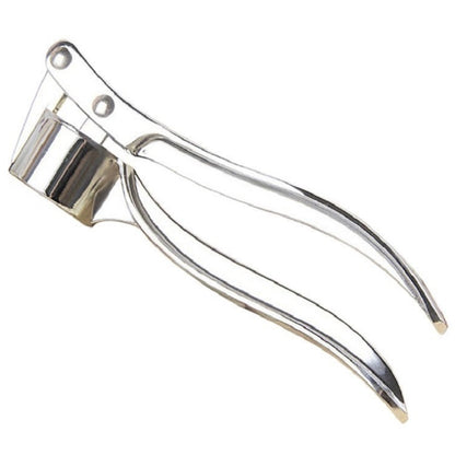 Handgehaltene Ingwer-Knoblauch-Zerkleinerer aus Edelstahl für die Küche, Knoblauchpüree-Maschine, Edelstahl 3