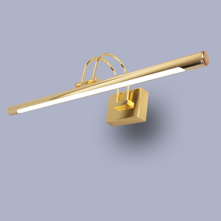 LED-Spiegelscheinwerfer, wasserdicht, drehbar, Eisenkunst, Acryl, Badezimmer, Waschraum, Innenwandleuchte, AC 110–240 V, Warmweiß, 41 cm, 6 W