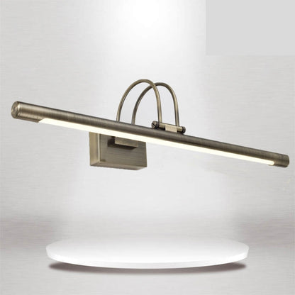 LED-Spiegelscheinwerfer, wasserdicht, drehbar, Eisenkunst, Acryl, Badezimmer, Waschraum, Innenwandleuchte, AC 110–240 V, Warmweiß, 41 cm, 6 W