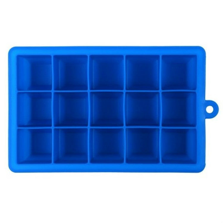 15 Grids DIY Big Ice Cube Mold Quadratische Form Silikon Eis Tablett Obst Eismaschine