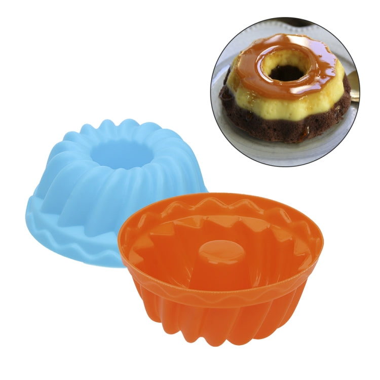 12 Stück Gewindeform Backgeleeform Silikon Pudding Cupcake Muffin Donutform, Gewindeform