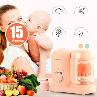 Multifunktions-Babynahrungskocher Dampfgarer Mischmühle Lebensmittelergänzungsmaschine EU-Stecker