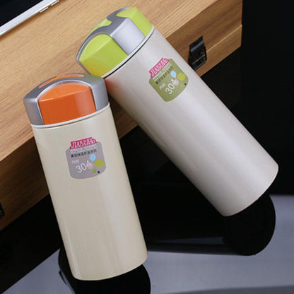 Jiadabao Student Child Portable Stainless Steel Double Insulated Cup, 300mL Random Color Delivery, 230ml Random Color Delivery