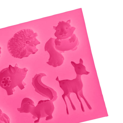 Tiere Silikonform Kuchendekorationswerkzeuge Gebäck Backen Schokoladenseifenform, Tierform