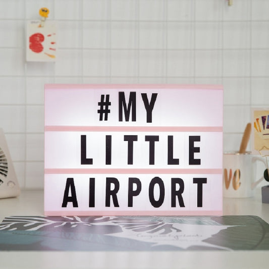 Alphabet Handmade Puzzle Light Box Decoration Night Light Home Decoration with Black and White Card, Pink box pink strip, White box white strip, Black box black strip, Black box white strip