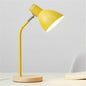 E27-Knopfschalter, Holz-Tischlampe, Metallschirm, Schreibtischlampe, Nachttischlampe, Leselampe, Heimdeko, normale Glühbirne, 9-W-LED-Weißlicht, 9-W-LED, 3-Farben-Dimmung