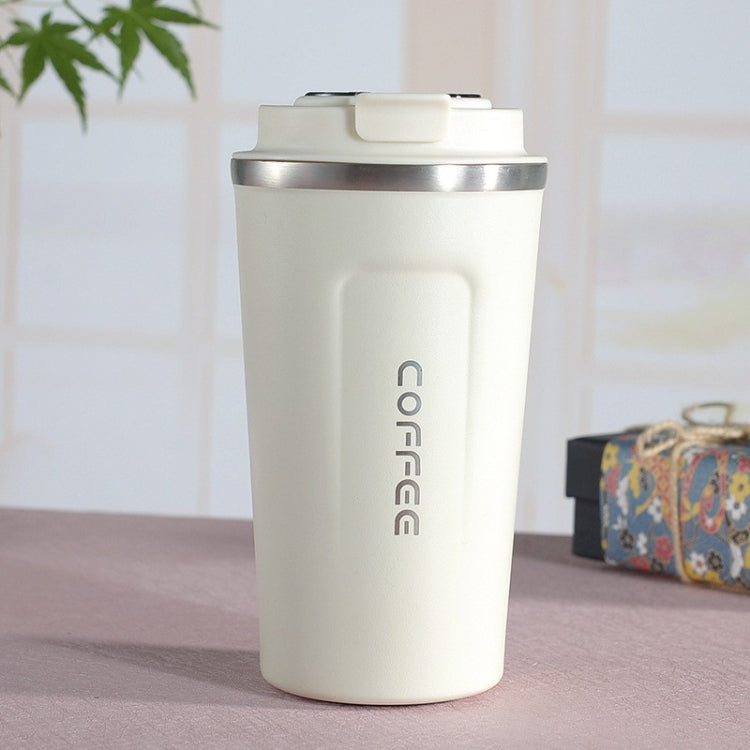 Smart Version Doppelter Kaffeebecher aus Edelstahl 304, Auto-Thermobecher, Reise-Thermobecher, 380 ml Blau, 380 ml Rosa, 380 ml Weiß, 380 ml Schwarz, 380 ml Grün, 510 ml Weiß, 510 ml Schwarz, 510 ml Grün, 510 ml Blau, 510 ml Rosa