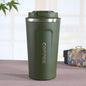 Smart Version Doppelter Kaffeebecher aus Edelstahl 304, Auto-Thermobecher, Reise-Thermobecher, 380 ml Blau, 380 ml Rosa, 380 ml Weiß, 380 ml Schwarz, 380 ml Grün, 510 ml Weiß, 510 ml Schwarz, 510 ml Grün, 510 ml Blau, 510 ml Rosa