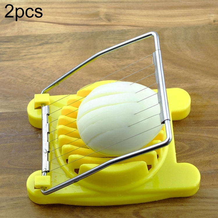 2 PCS Multifunktionale Edelstahl Ei Konserviert Ei Slicer Phantasie Splitter Küche Liefert Ei Schneiden Werkzeuge