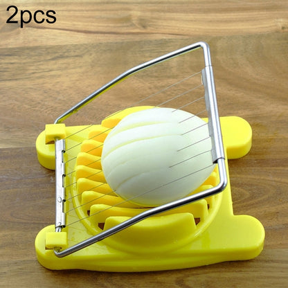 2 PCS Multifunktionale Edelstahl Ei Konserviert Ei Slicer Phantasie Splitter Küche Liefert Ei Schneiden Werkzeuge
