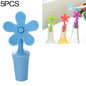 5 PCS Silicone Wine Stopper Flower Beer Stopper, 5 PCS Flower Shape(Purple), 5 PCS Flower Shape(Red), 5 PCS Flower Shape(Blue)