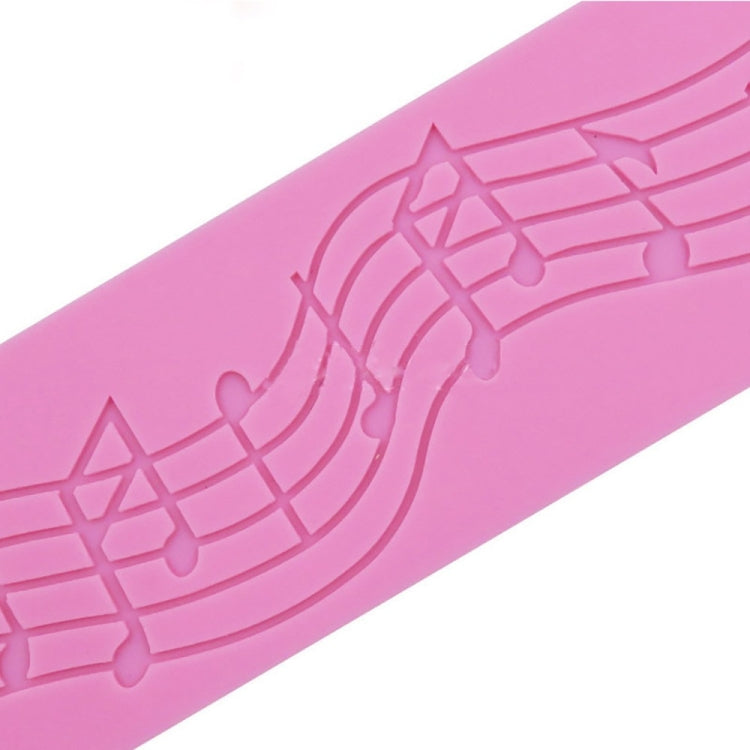 2 PCS Note Kuchen Dekoration Silikonform Fondant Kuchen Werkzeug Backen DIY Form, Note Form