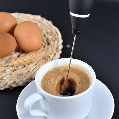 Elektrischer Handmixer für die Küche, Eierschläger, Milchkaffeemixer, Edelstahl, Mini-Griffmixer, Griffmixer