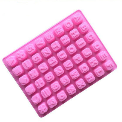 Silikonform für Schokolade in Form eines englischen Alphabets, Sterne, DIY, handgemachte Seifenform in Form eines englischen Alphabets