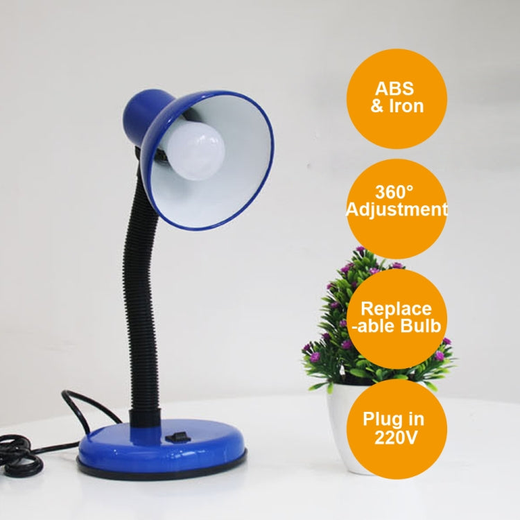 Vintage Eisen LED Schreibtisch Lampe Push Button Schalter Augenschutz Lesen Led Licht Tisch Lampen