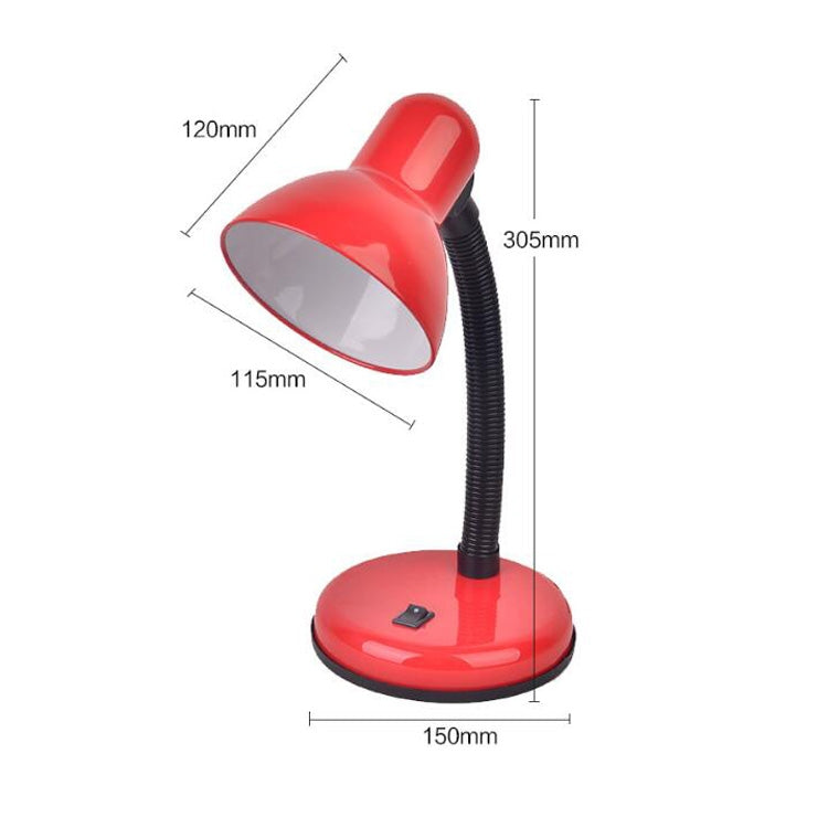 Vintage Eisen LED Schreibtisch Lampe Push Button Schalter Augenschutz Lesen Led Licht Tisch Lampen
