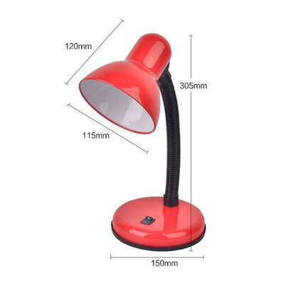 Vintage Eisen LED Schreibtisch Lampe Push Button Schalter Augenschutz Lesen Led Licht Tisch Lampen
