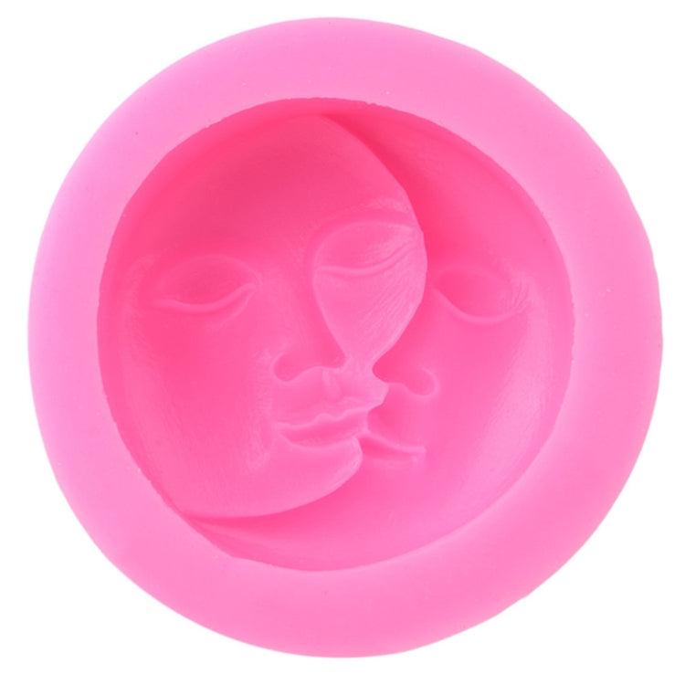 DIY Schokoladenkuchen Pudding Dekorationswerkzeug Gesicht Silikonmodell Backform, Gesicht licone Modell