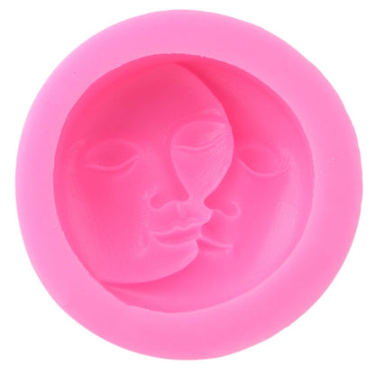 DIY Schokoladenkuchen Pudding Dekorationswerkzeug Gesicht Silikonmodell Backform, Gesicht licone Modell