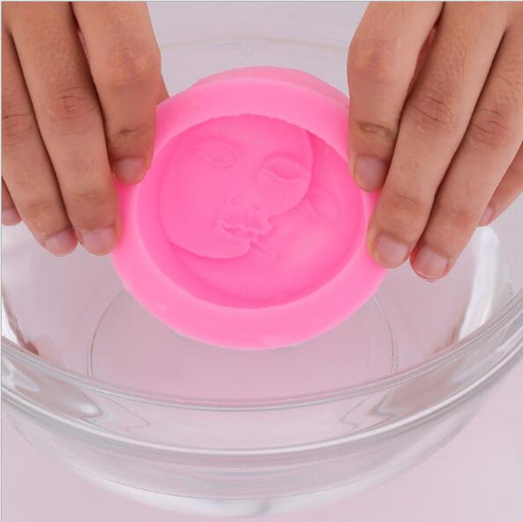DIY Schokoladenkuchen Pudding Dekorationswerkzeug Gesicht Silikonmodell Backform, Gesicht licone Modell