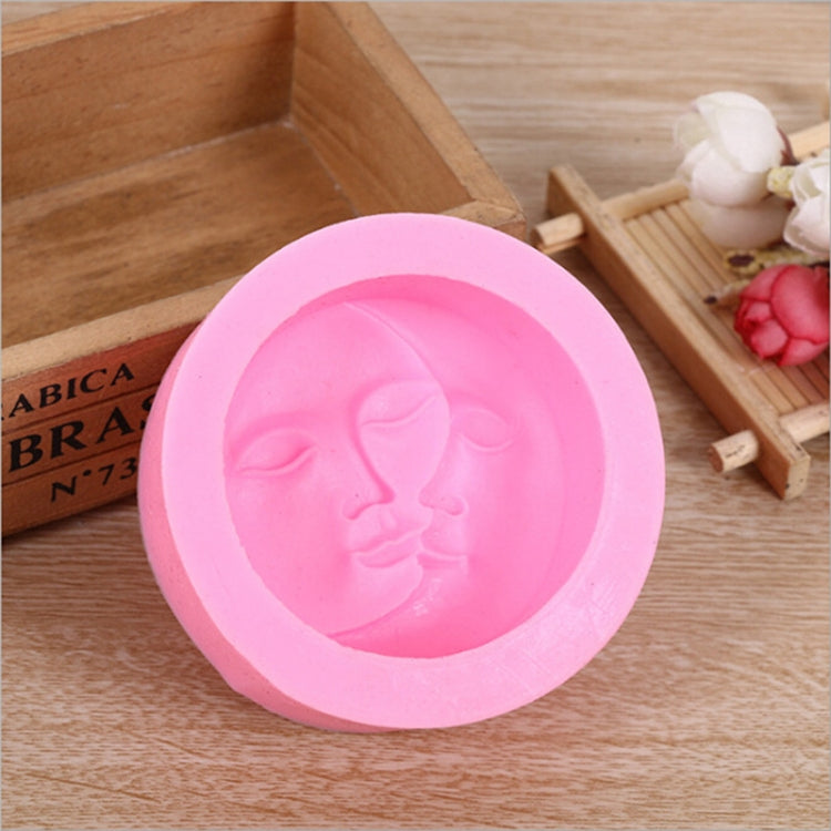 DIY Schokoladenkuchen Pudding Dekorationswerkzeug Gesicht Silikonmodell Backform, Gesicht licone Modell