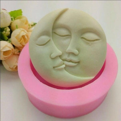 DIY Schokoladenkuchen Pudding Dekorationswerkzeug Gesicht Silikonmodell Backform, Gesicht licone Modell