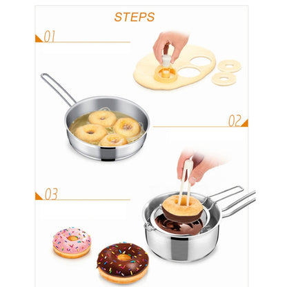 DIY Donutform, Fondantkuchen, Kunststoff, Küchen-Snack-Werkzeug, DIY Donutform