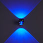 LED Up And Down Light Wall Light Double-Sided Crystal Aluminum Lights Upper Outlet, 2W (Yellow Light), 2W (Blue Light), 2W (Green Light), 2W (Purple Light), 2W (Mixed Color Light), 6W (Red Light), 6W (Yellow Light), 6W (Blue Light), 6W (Green Light)   ...