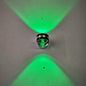 LED Up And Down Light Wall Light Double-Sided Crystal Aluminum Lights Upper Outlet, 2W (Yellow Light), 2W (Blue Light), 2W (Green Light), 2W (Purple Light), 2W (Mixed Color Light), 6W (Red Light), 6W (Yellow Light), 6W (Blue Light), 6W (Green Light)   ...