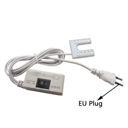 LED-Nähmaschinenleuchte, U-förmig, hell, magnetisch, energiesparend, EU-Stecker, US-Stecker