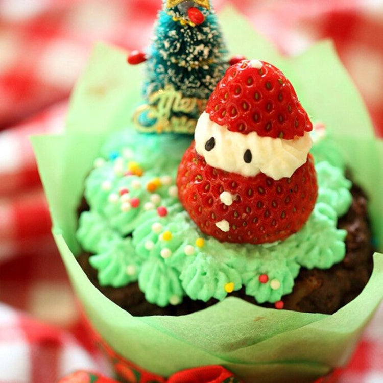 Weihnachtsbedarf Tropfenkleber Form Kuchen Grill Backwerkzeug, Grün, Rot, Schokolade