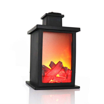 Outdoor LED Tisch Lampen Künstliche Kamin Leuchter Holzkohle Flamme Retro Dekoration
