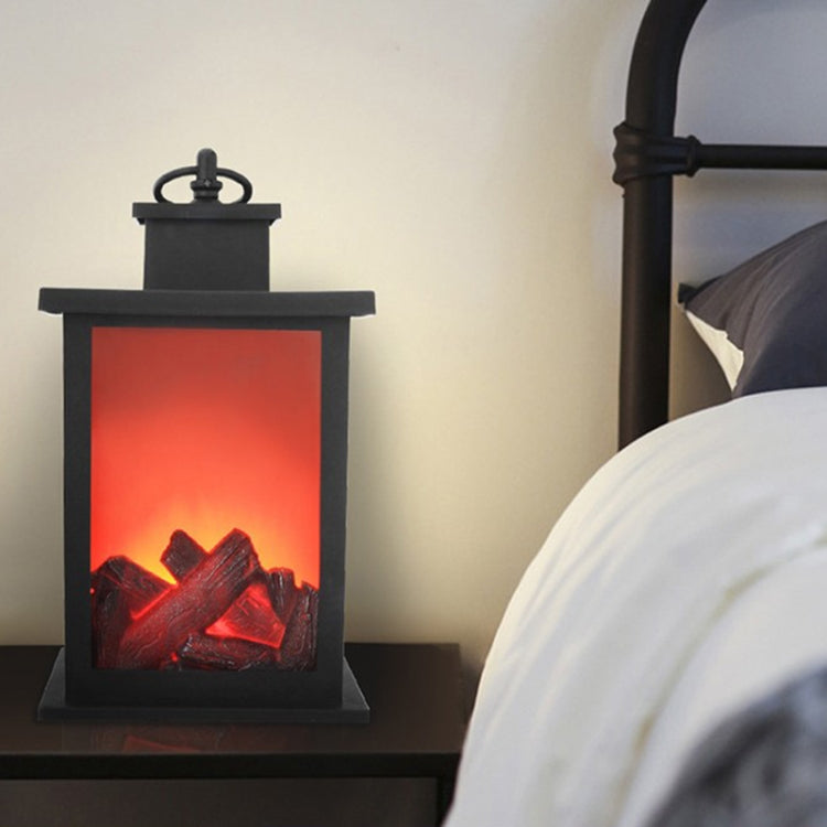 Outdoor LED Tisch Lampen Künstliche Kamin Leuchter Holzkohle Flamme Retro Dekoration
