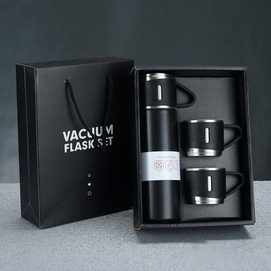 500 ml Thermosbecher aus 304 Edelstahl, tragbar, für Unternehmen, Teetasse, Spezifikation:, Geschenkbox-Set