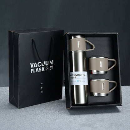 500 ml Thermosbecher aus 304 Edelstahl, tragbar, für Unternehmen, Teetasse, Spezifikation:, Geschenkbox-Set