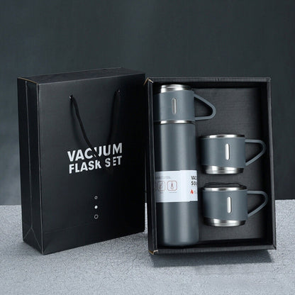 500 ml Thermosbecher aus 304 Edelstahl, tragbar, für Unternehmen, Teetasse, Spezifikation:, Geschenkbox-Set