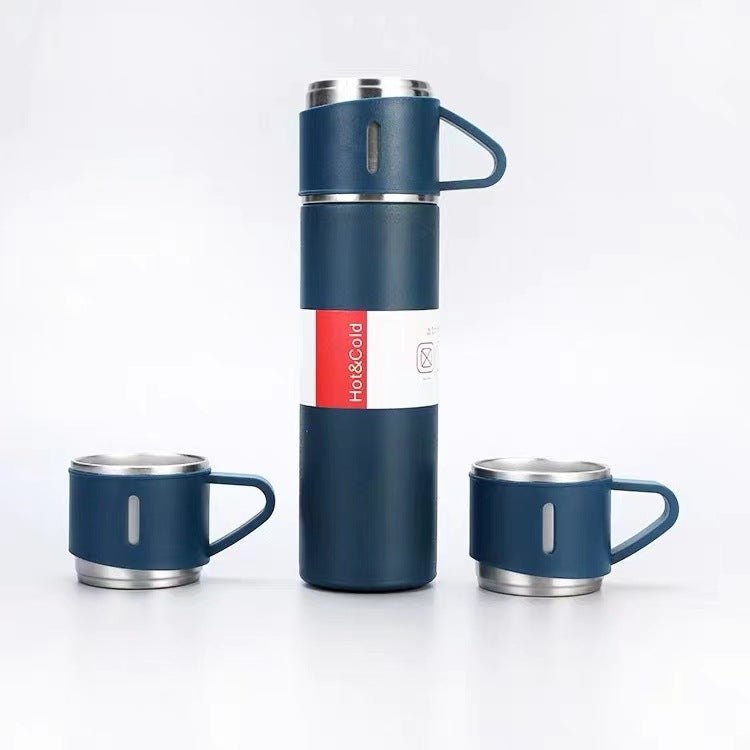 500 ml Thermosbecher aus 304 Edelstahl, tragbar, für Unternehmen, Teetasse, Spezifikation:, Geschenkbox-Set
