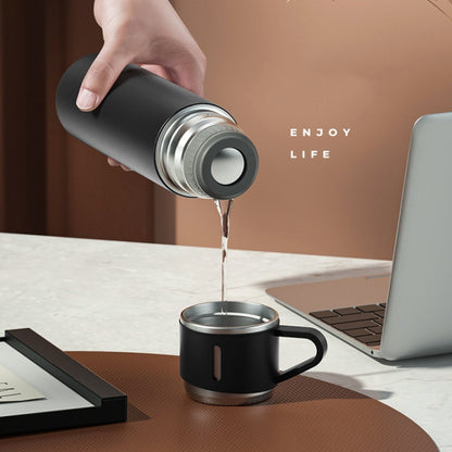 500 ml Thermosbecher aus 304 Edelstahl, tragbar, für Unternehmen, Teetasse, Spezifikation:, Geschenkbox-Set