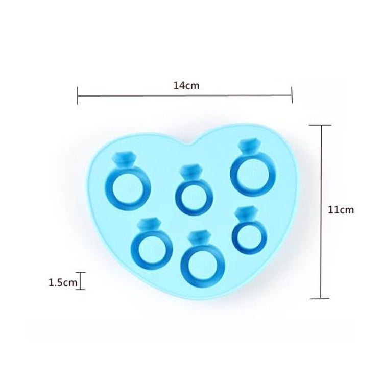 Silikon DIY Kreative Ring Eisform Eisbox, Ringform