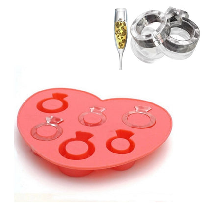 Silikon DIY Kreative Ring Eisform Eisbox, Ringform