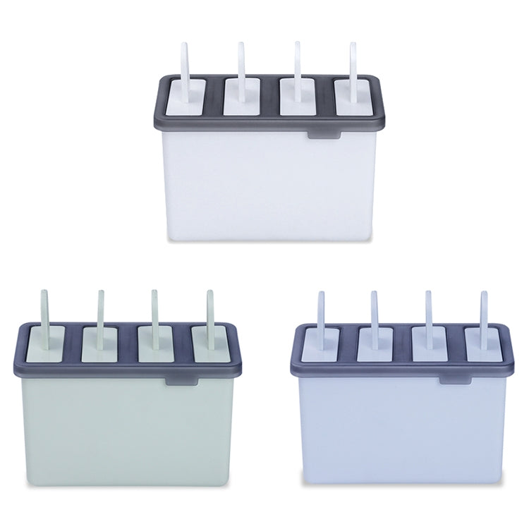 Selbstgemachtes Eisformen-Set zum Eis am Stiel, Weiß, Grün, Blau