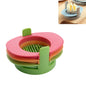 3 in 1 Multifunctional Egg Cutter Half-cut Egg Tool, Colorful, Orange