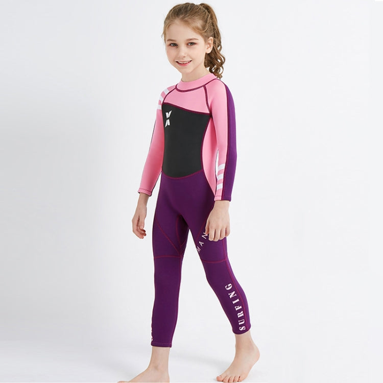 DIVE & SAIL WS-18818 Children Diving Suit One-piece Warm Snorkeling Surfing Anti-jellyfish Swimsuit