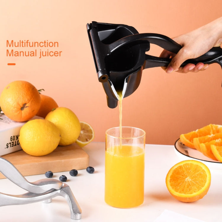 Aluminium Abnehmbare Manuelle Saftpresse Zitrone Wassermelone Orange Fruchtsaftpresse, Silber