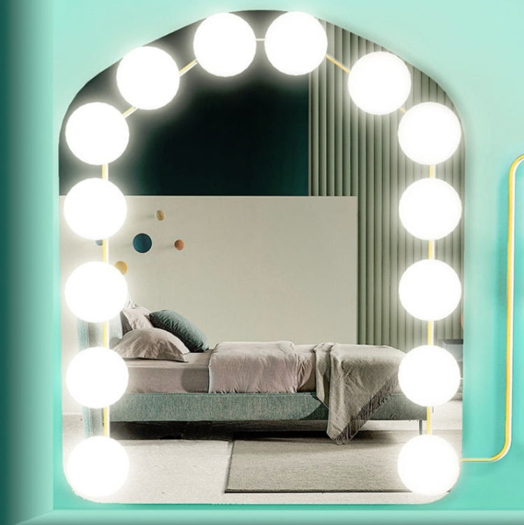 Spiegelfrontlicht Dimmbarer Schminkspiegel USB-Touch-Control-Licht, 2 LEDs, 6 LEDs, 10 LEDs, 14 LEDs