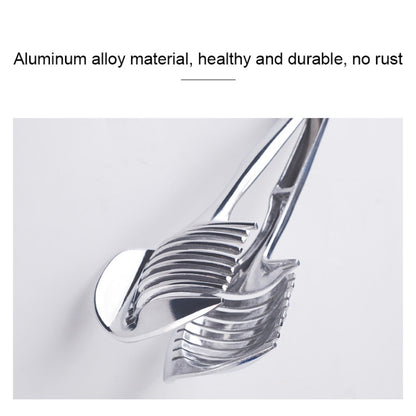 Aluminiumlegierung Zitronen-Tomatenschneider Eierschneider Obstschneidewerkzeug, Tomatenschneider